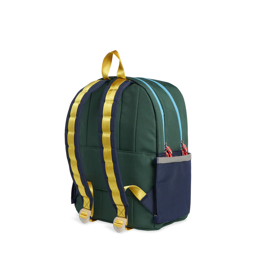 Kane Double Pocket Backpack Green/Navy