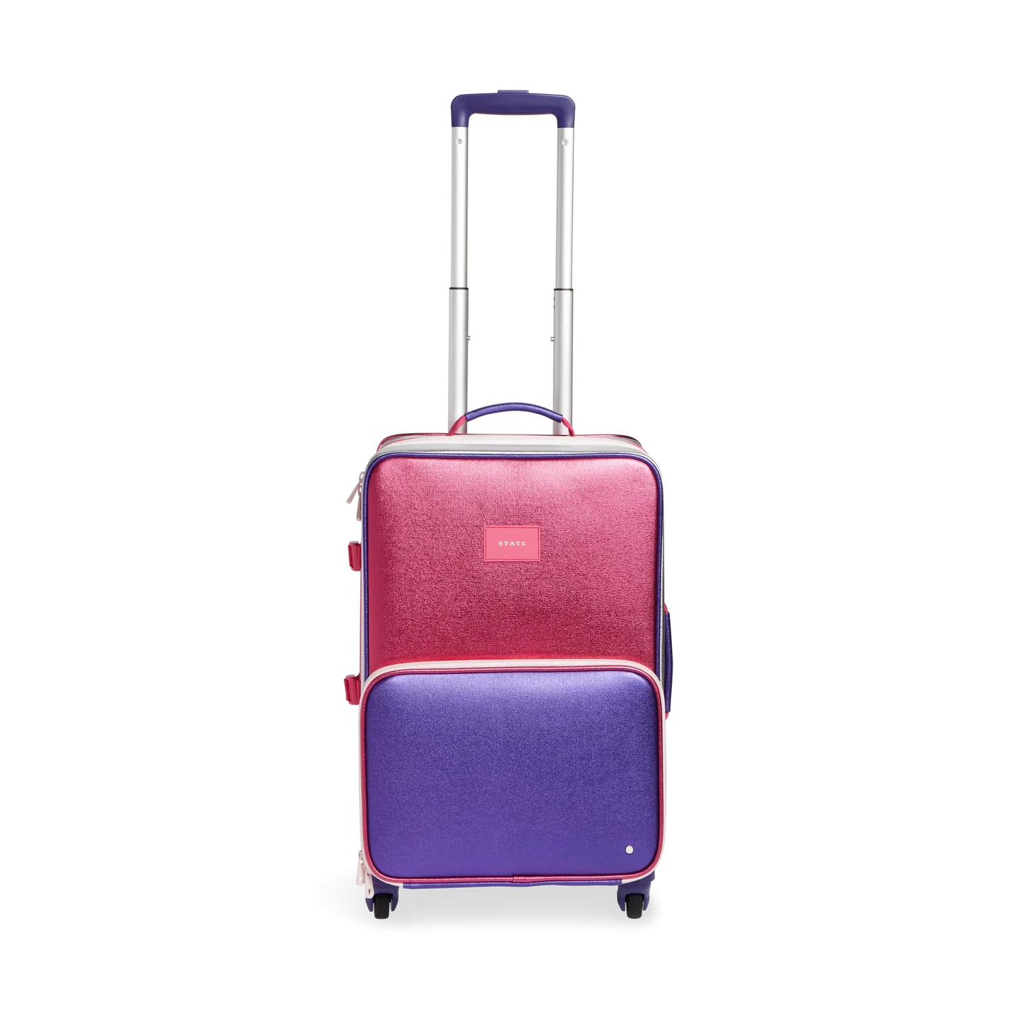 Logan Carry-On Suitcase Hot Pink/Purple