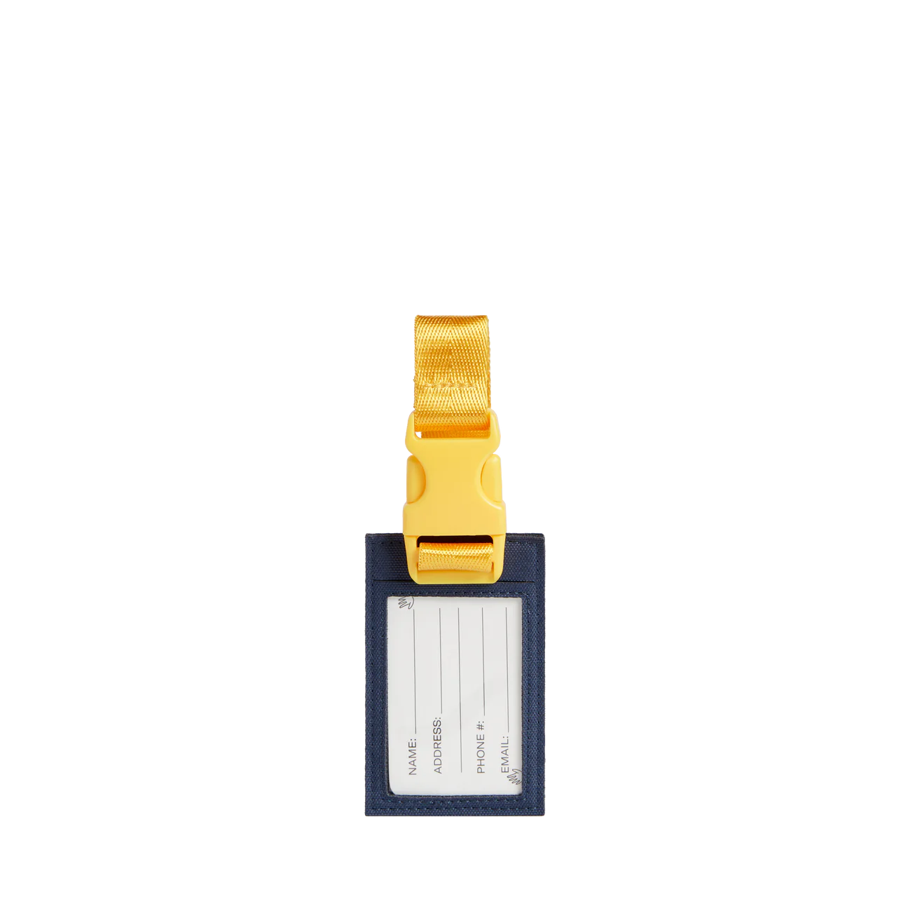 Logan Luggage Tag Green/Navy