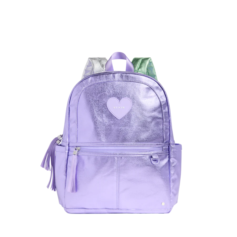 Kane Double Pocket Backpack Lilac