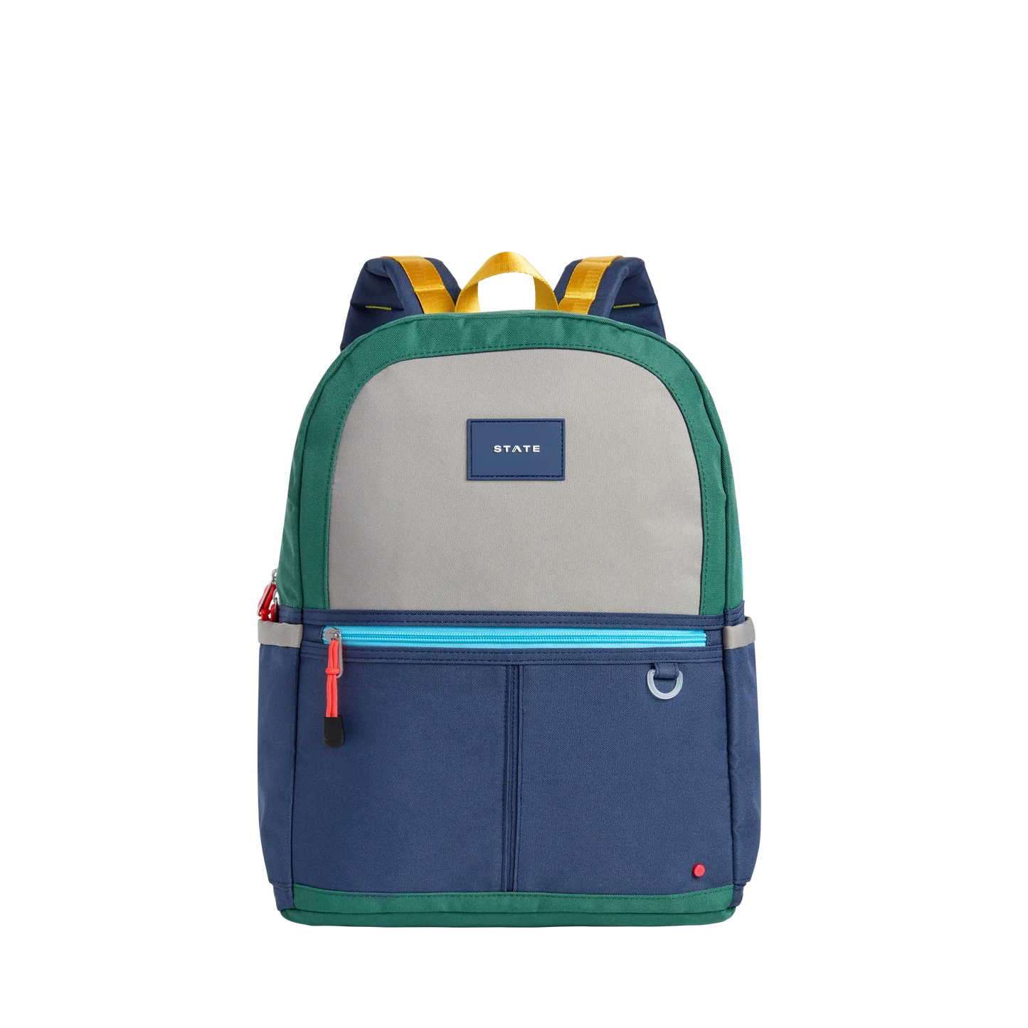 Kane Double Pocket Backpack Green/Navy