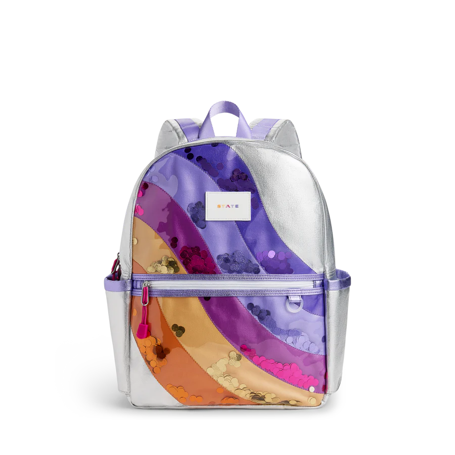 Kane Double Pocket Backpack Sequin Wave