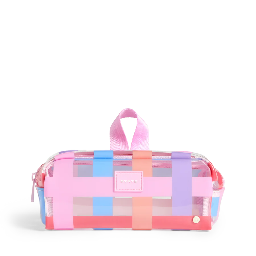 Clinton Pencil Case Multi Plaid