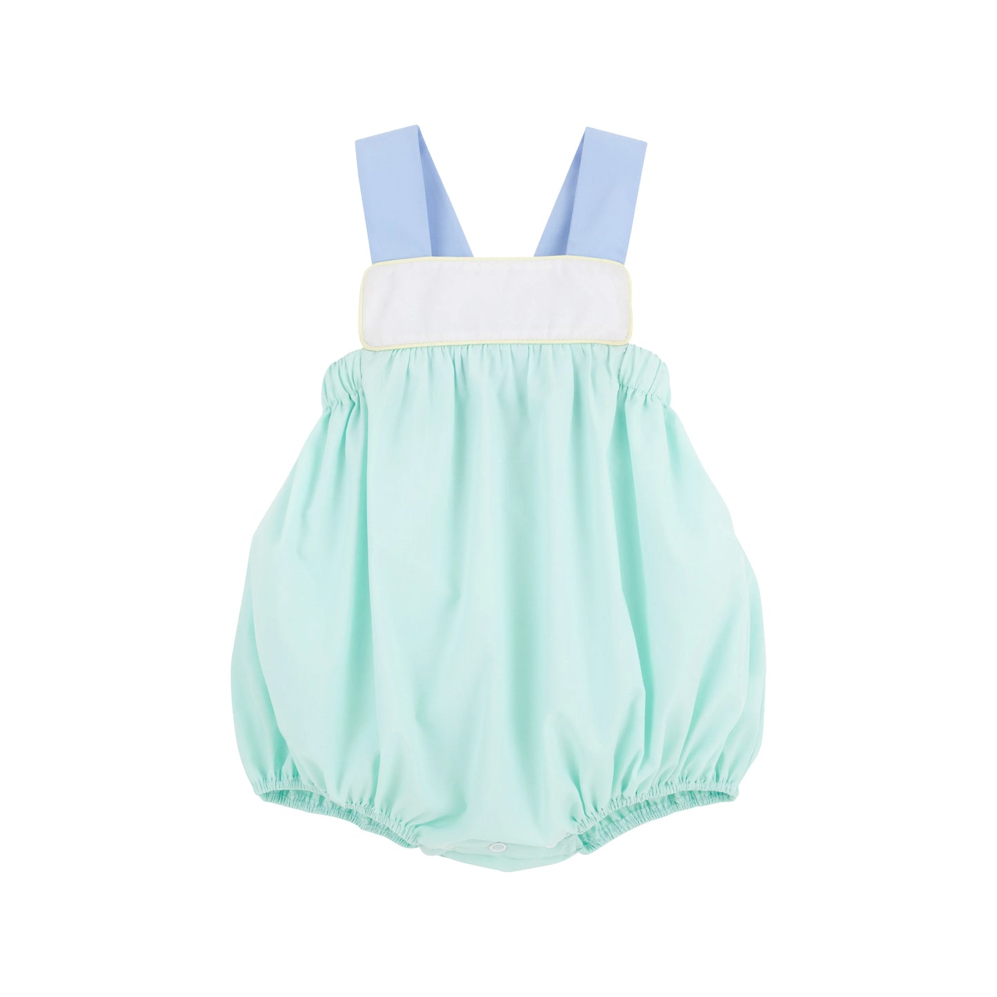Samprey Sunsuit Broadcloth Sea Island Seafoam/Worth Ave White/Beale Street Blue