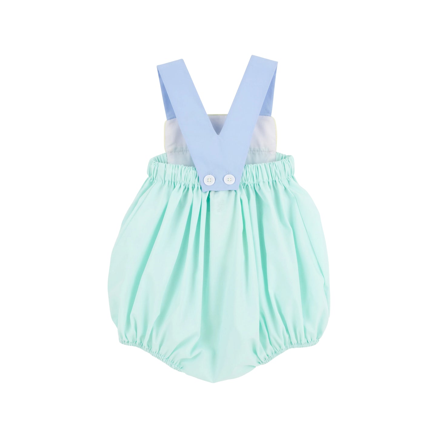 Samprey Sunsuit Broadcloth Sea Island Seafoam/Worth Ave White/Beale Street Blue