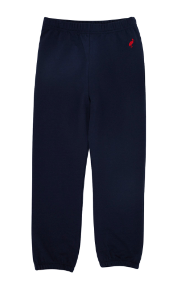 Gates Sweeney Sweatpant Pima Nantucket Navy/Richmond Red