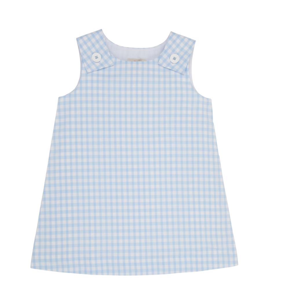 Juliet Jumper Flannel Beale Street Blue Gingham/Worth Ave White