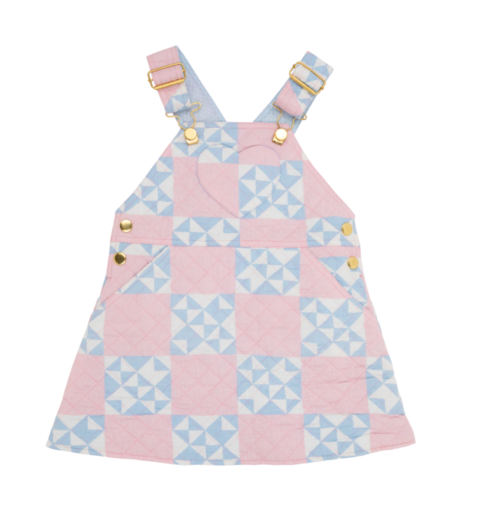 Channing Choo Choo Jumper Cambric Cobble Court Quilt/Beale Street Blue