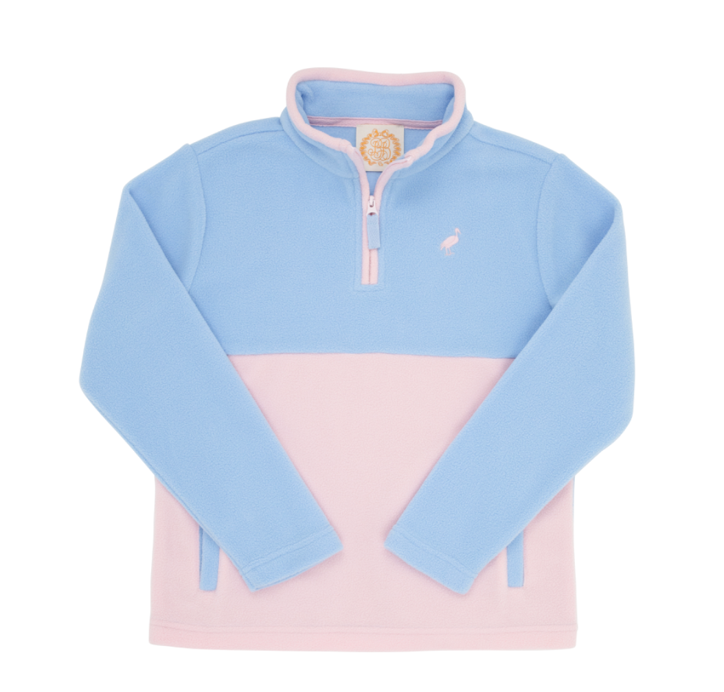 Hayword Half Zip Fleece Beale Street Blue/Palm Beach Pink