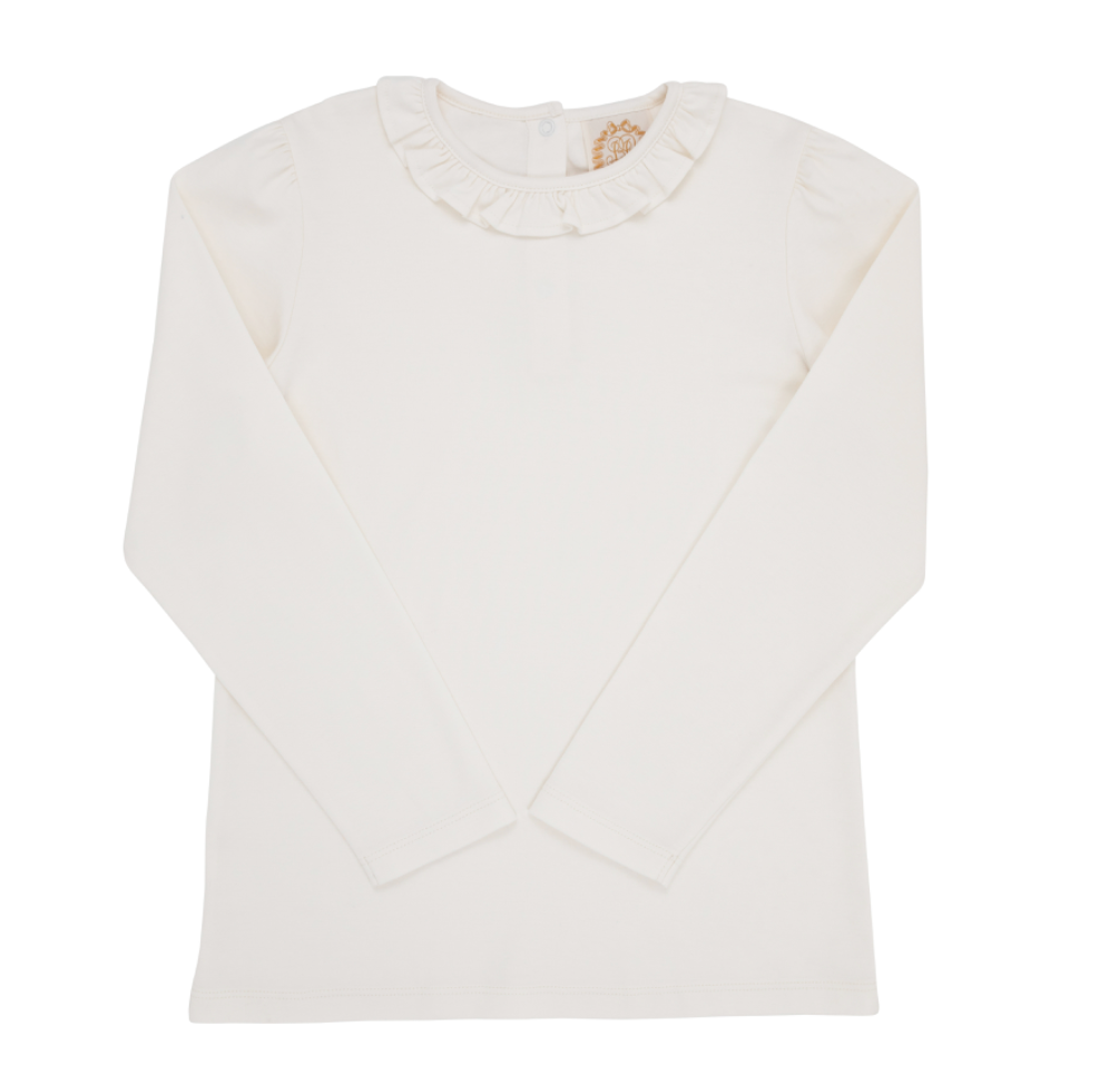 Reece Ruffle Top Palmetto Pearl