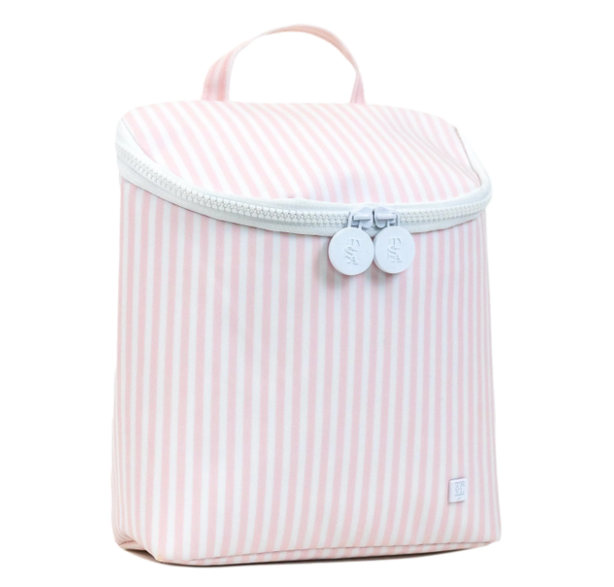 Take Away Insulated Lunch Bag Pimlico Stripe Pink