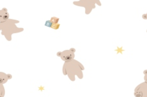 Teddy Bears Zippered Footie