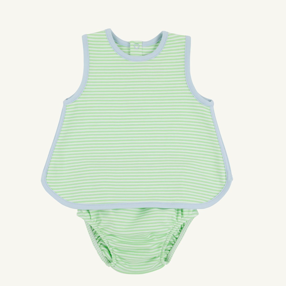 Stevie Set Lexington Lime Stripe Buckhead Blue