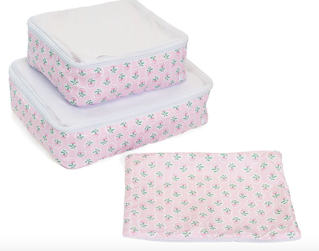 Mini Squad Packing Cubes Petite Fleur Pink