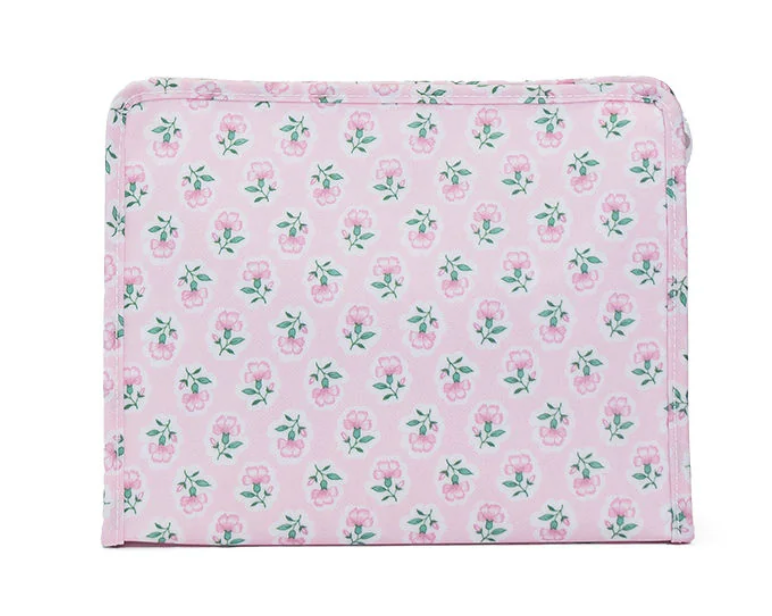 Roadie Large Zip Pouch Petite Fleur Pink