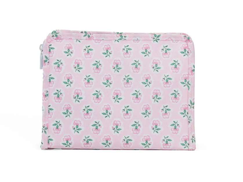 Roadie Medium Zip Pouch Petite Fleur Pink