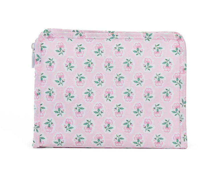 Roadie Small Zip Pouch Petite Fleur Pink