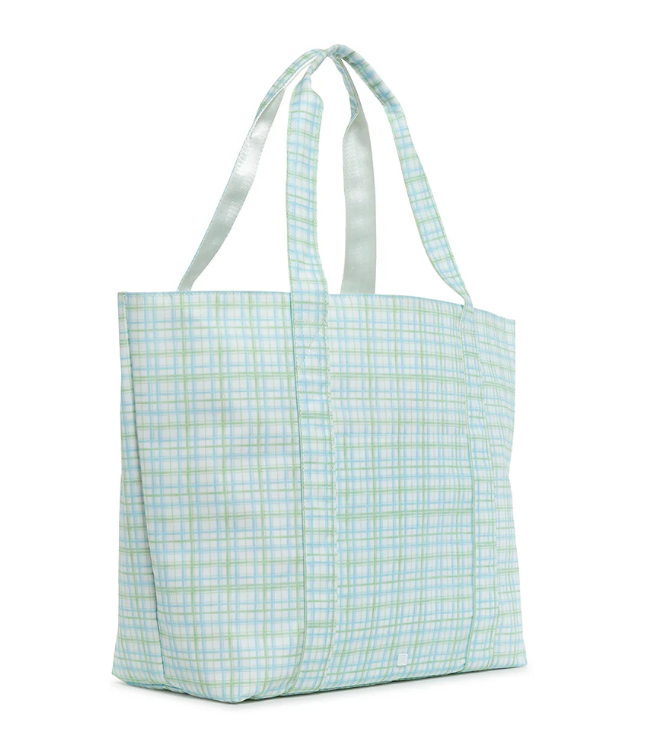 Jumbo XL Tote Classic Plaid Green