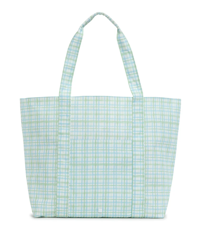 Jumbo XL Tote Classic Plaid Green