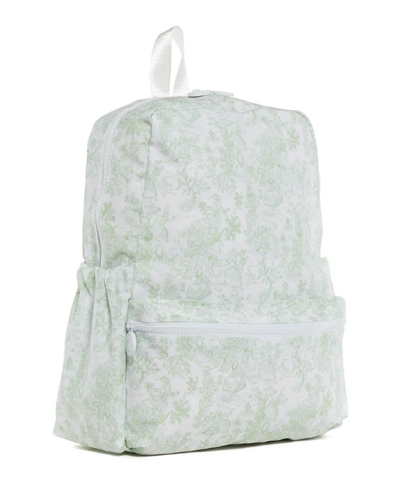 Backpacker Backpack Bunny Toile Green