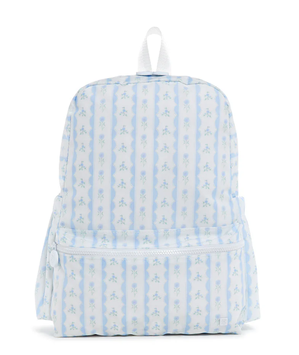 Backpacker Backpack Ribbon Floral Blue