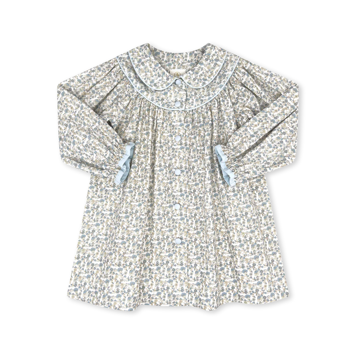 Collette Dress Long Sleeve Whispering Floral Blooms