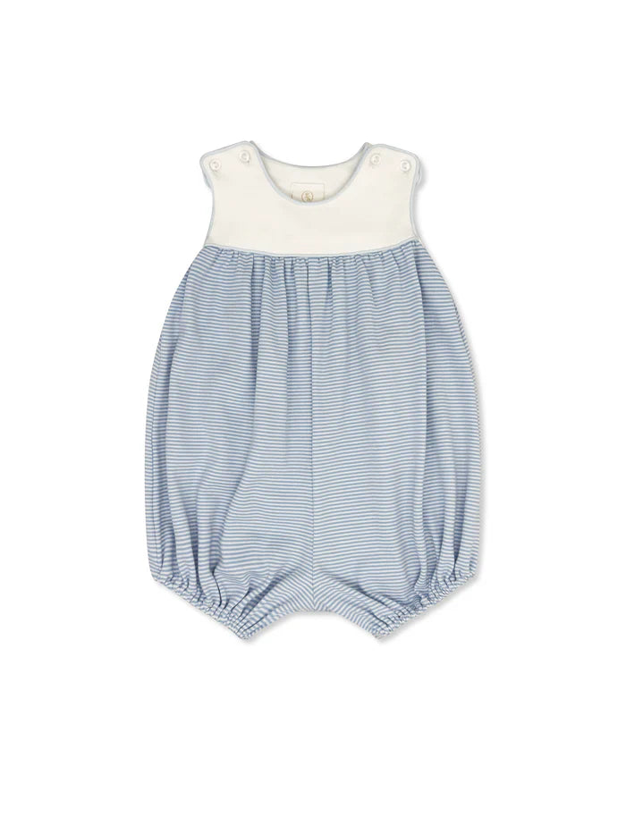 Charming Bubble Seaside Blue Ministripe
