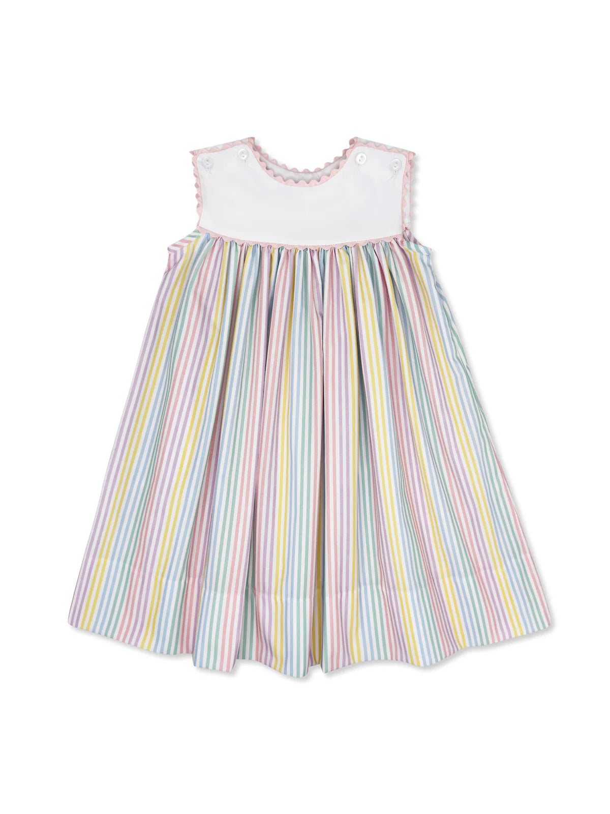 Charming Dress Petunia Pinstripe