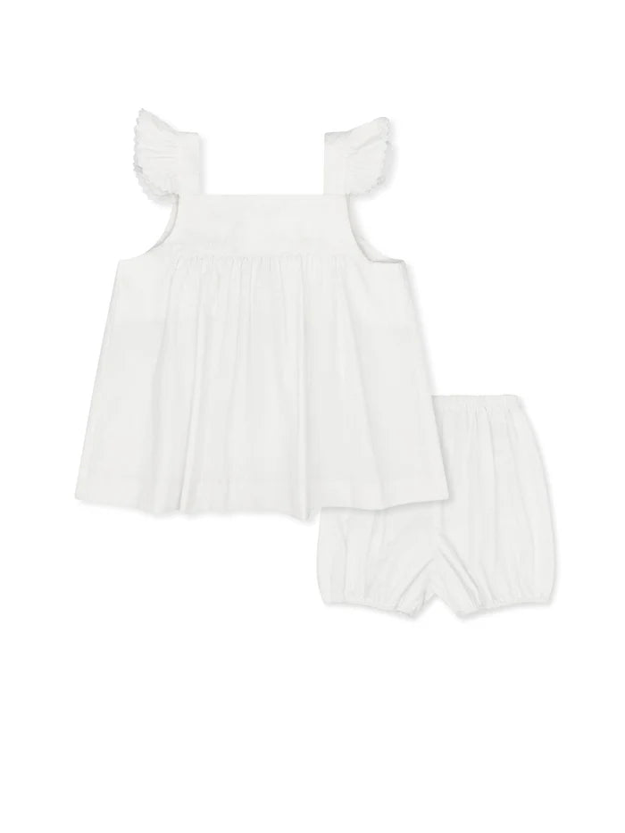 Sally Swing Set White Seersucker