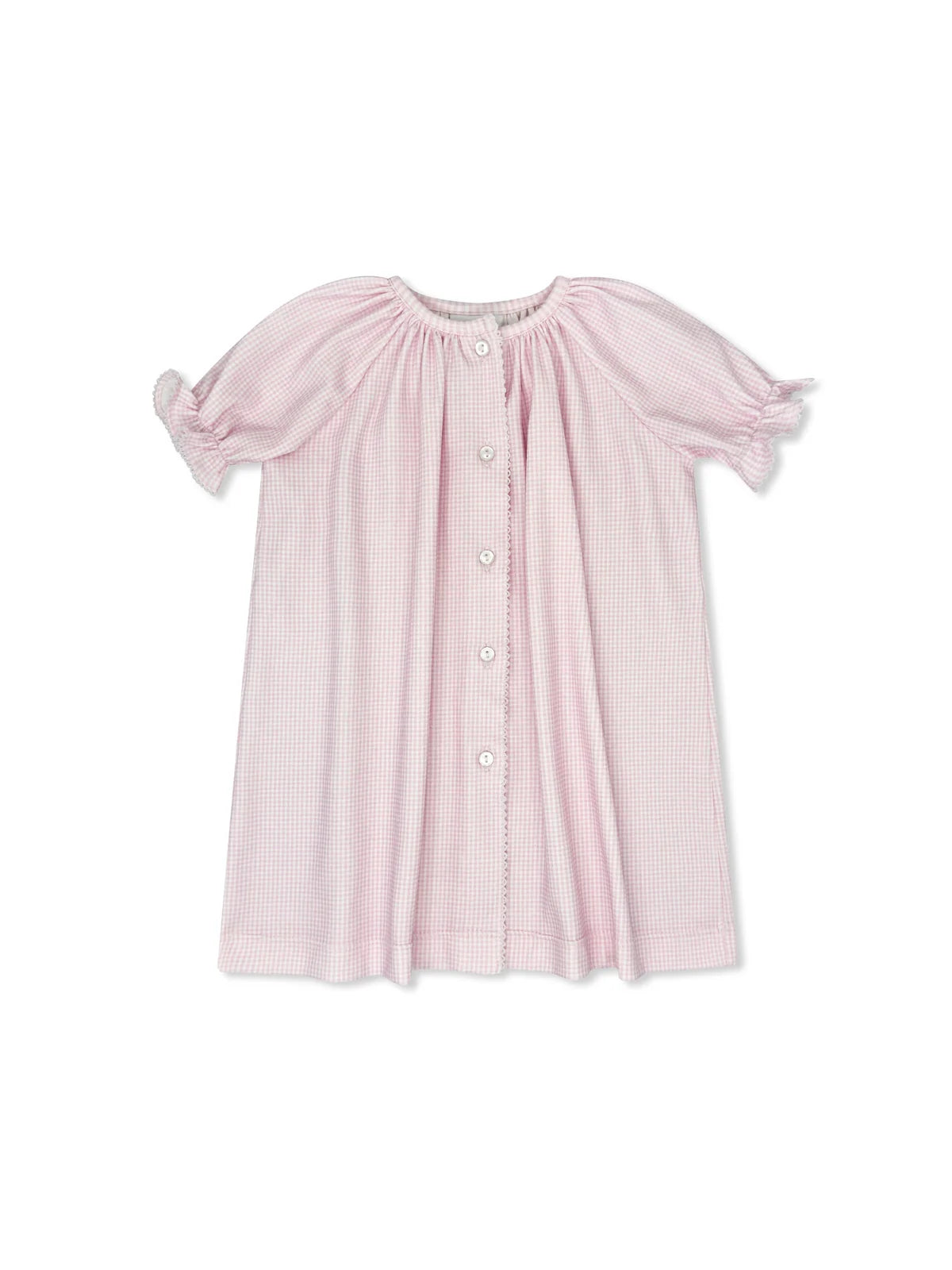 Vintage Daygown Baby Pink Minigingham