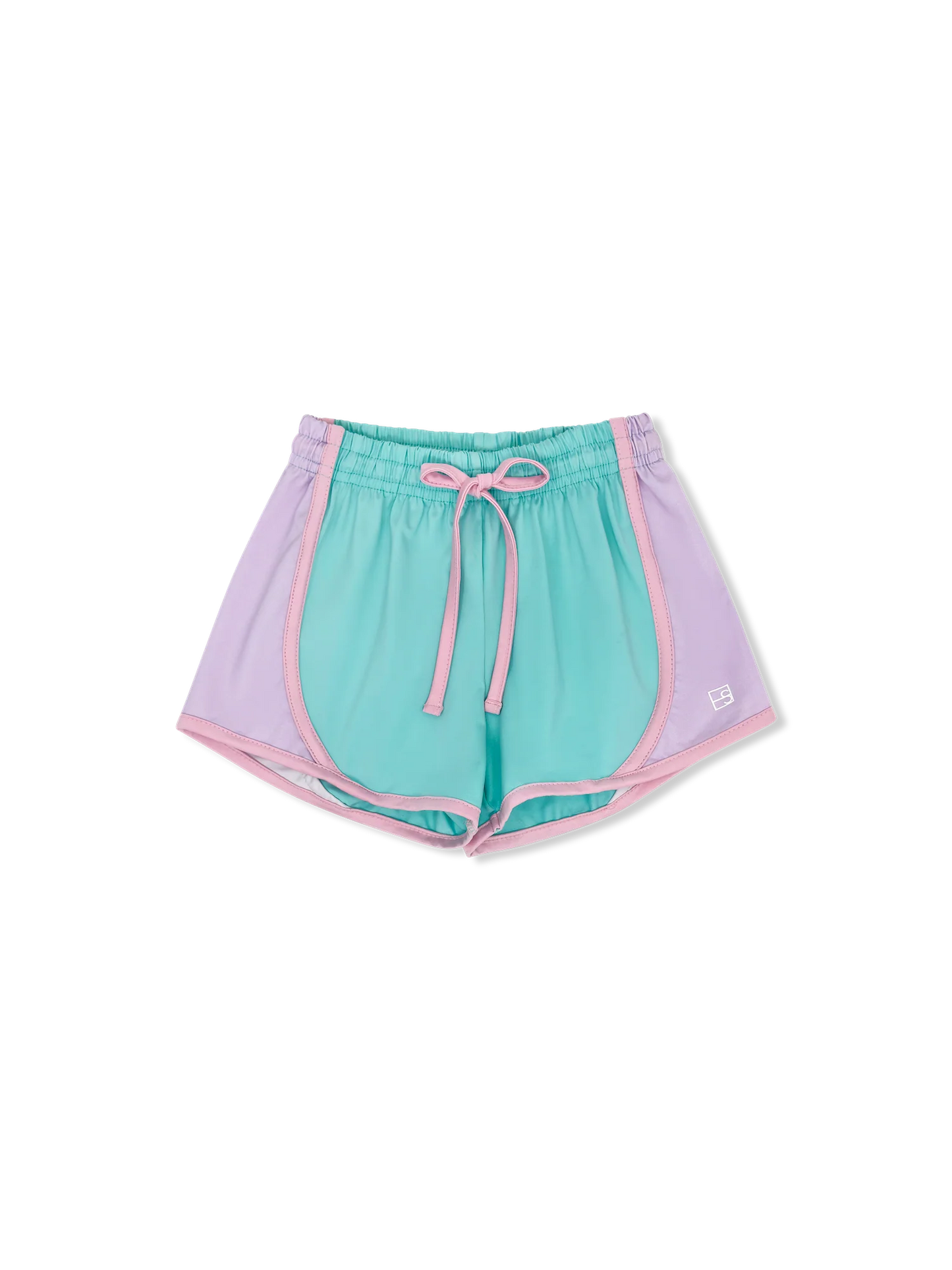 Elise Short Totally Turquoise/Petal Purple/Cotton Candy Pink