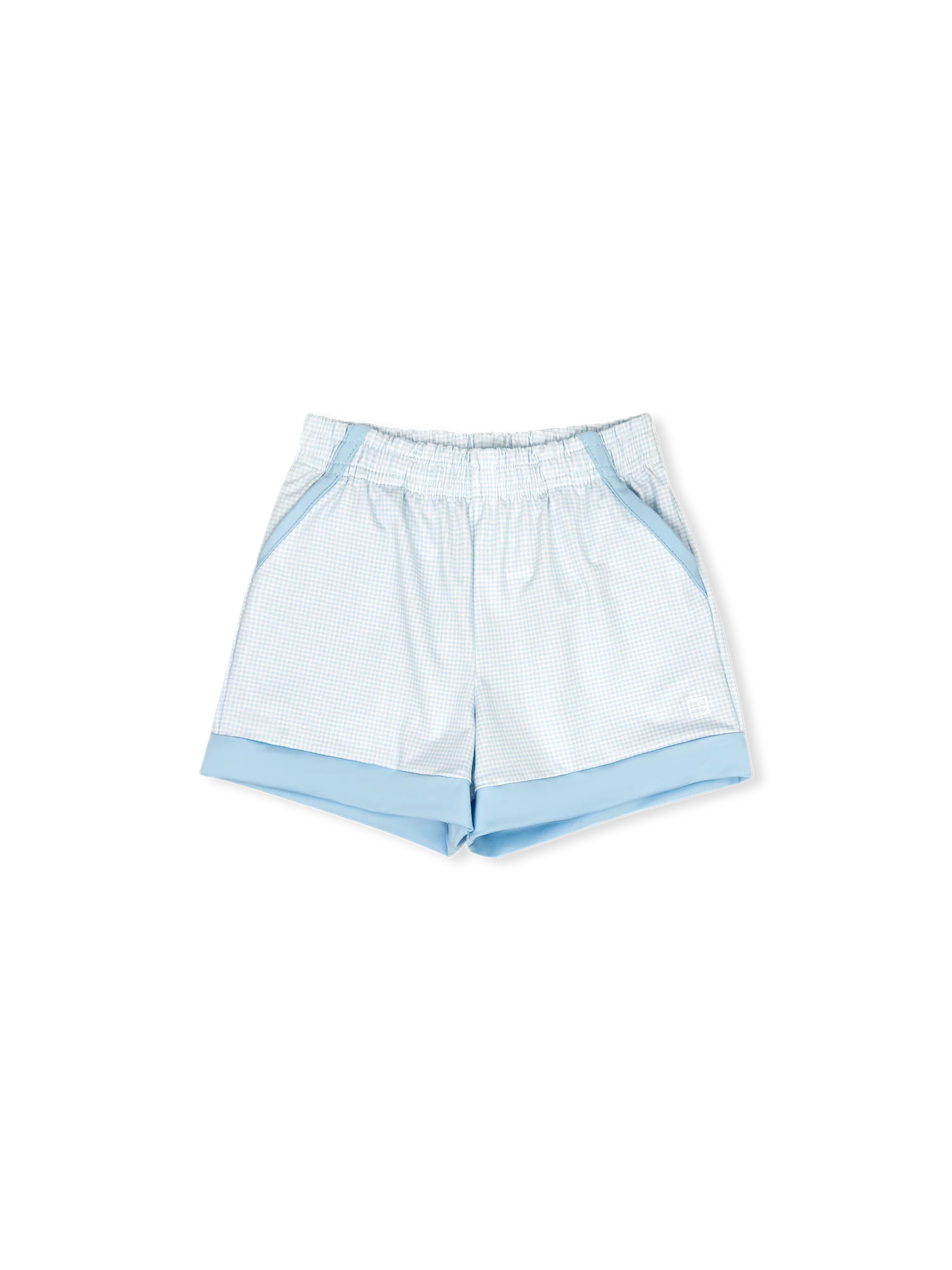 Graham Short Cotton Candy Blue Minigingham