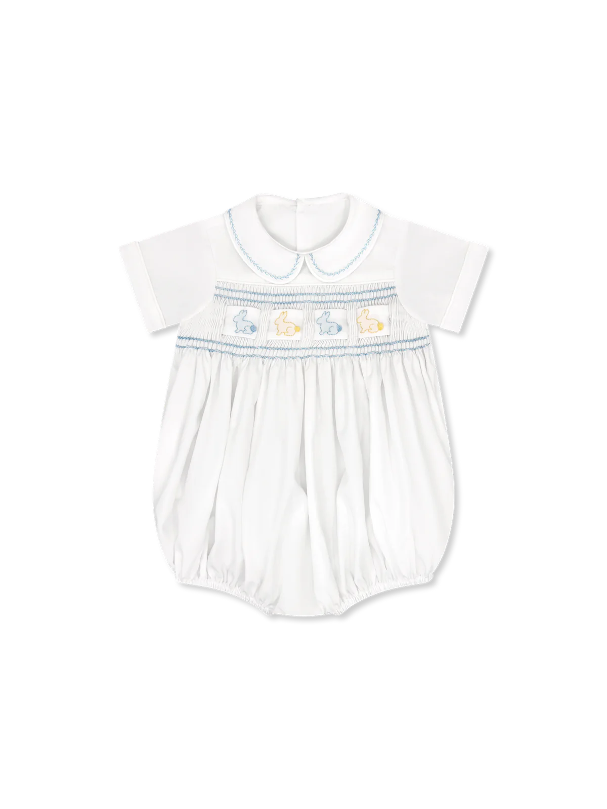Noah Ribbon Bubble Blessings White/Beaumont Blue