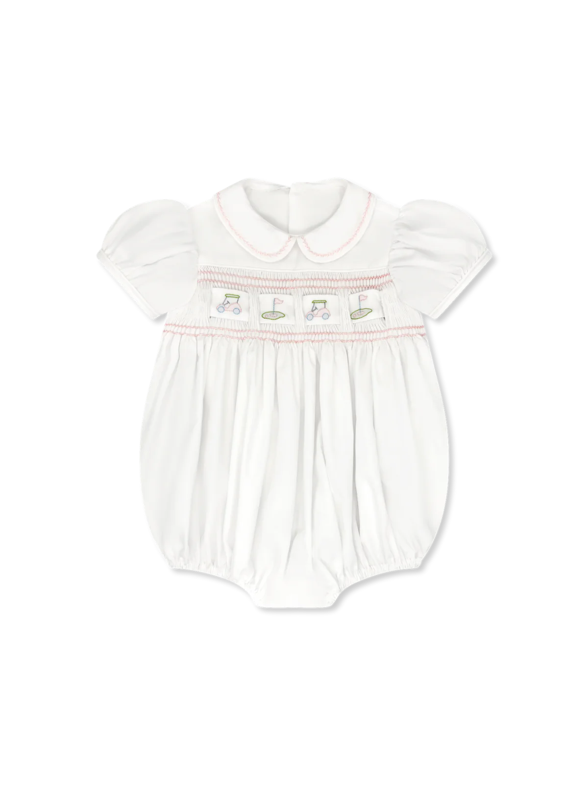 Ruth Ribbon Bubble Blessings White/Pleasant Pink