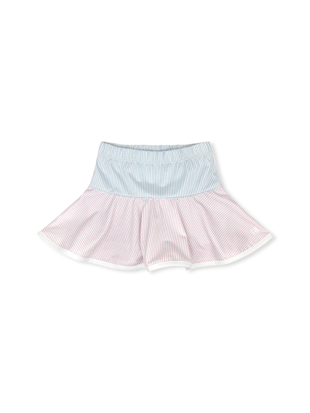 Quinn Skort Pink/Purple/Blue Ministripe
