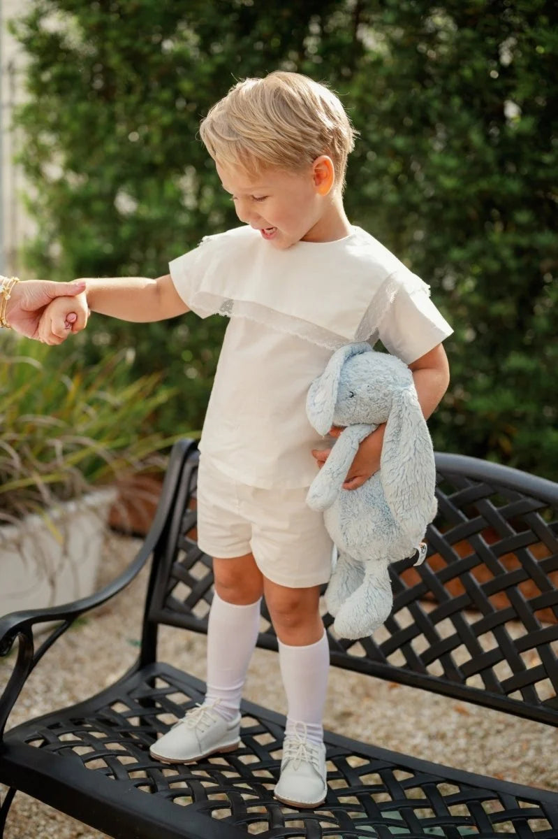 Christian Short Set Blessings White