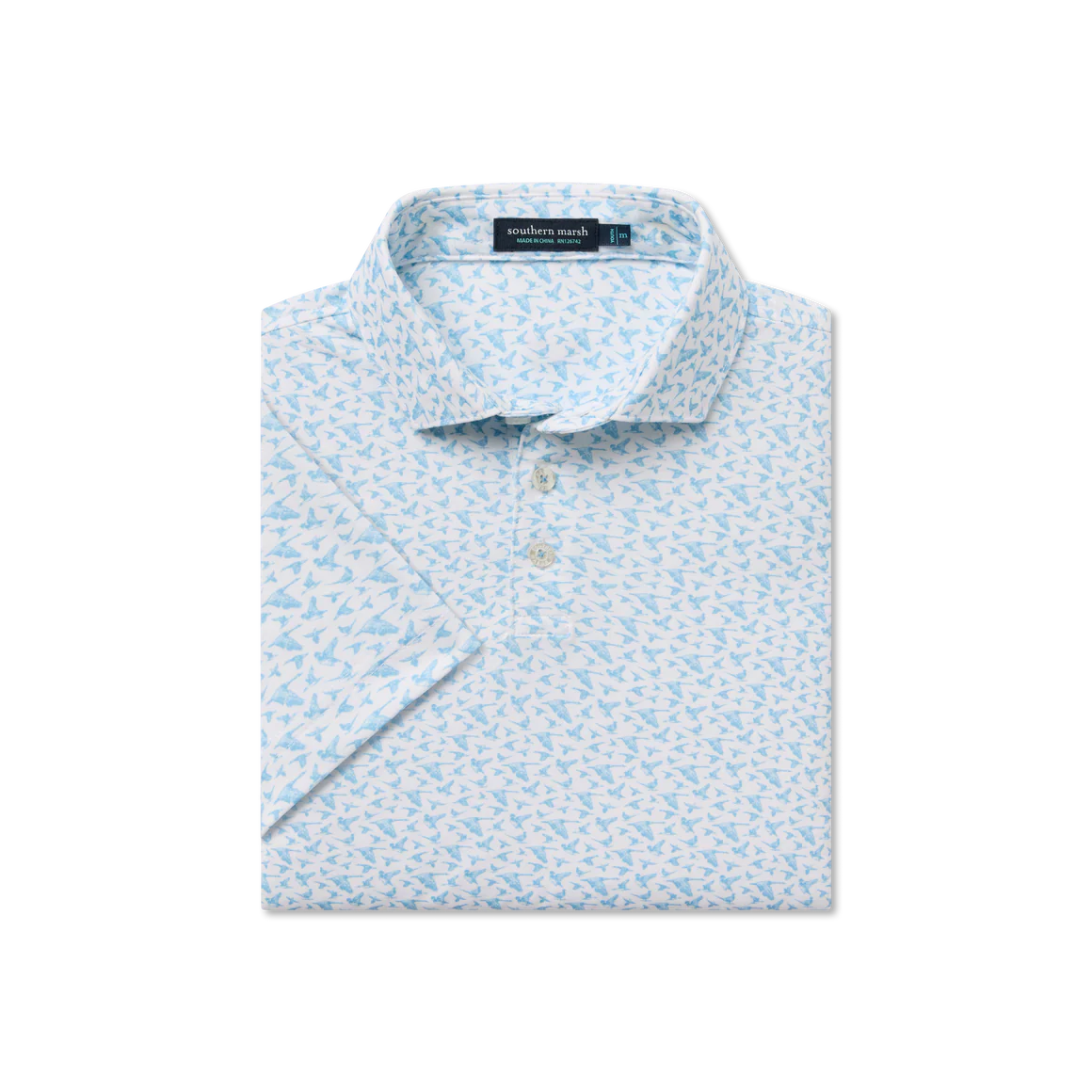 Youth Flyline Performance Polo In Flight White