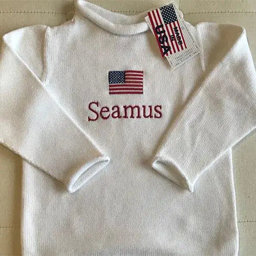 Jersey Rollneck Sweater White