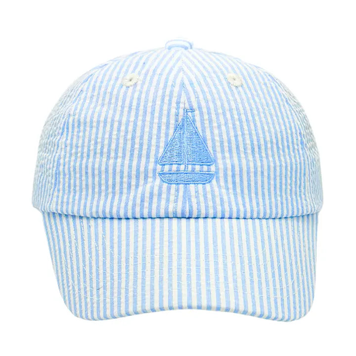 Blue Sailboat Baseball Hat