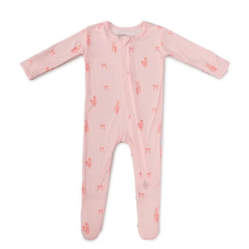 Ballerina Zippered Footie