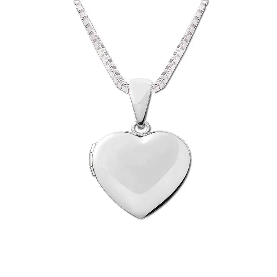 SS Heart Locket Necklace