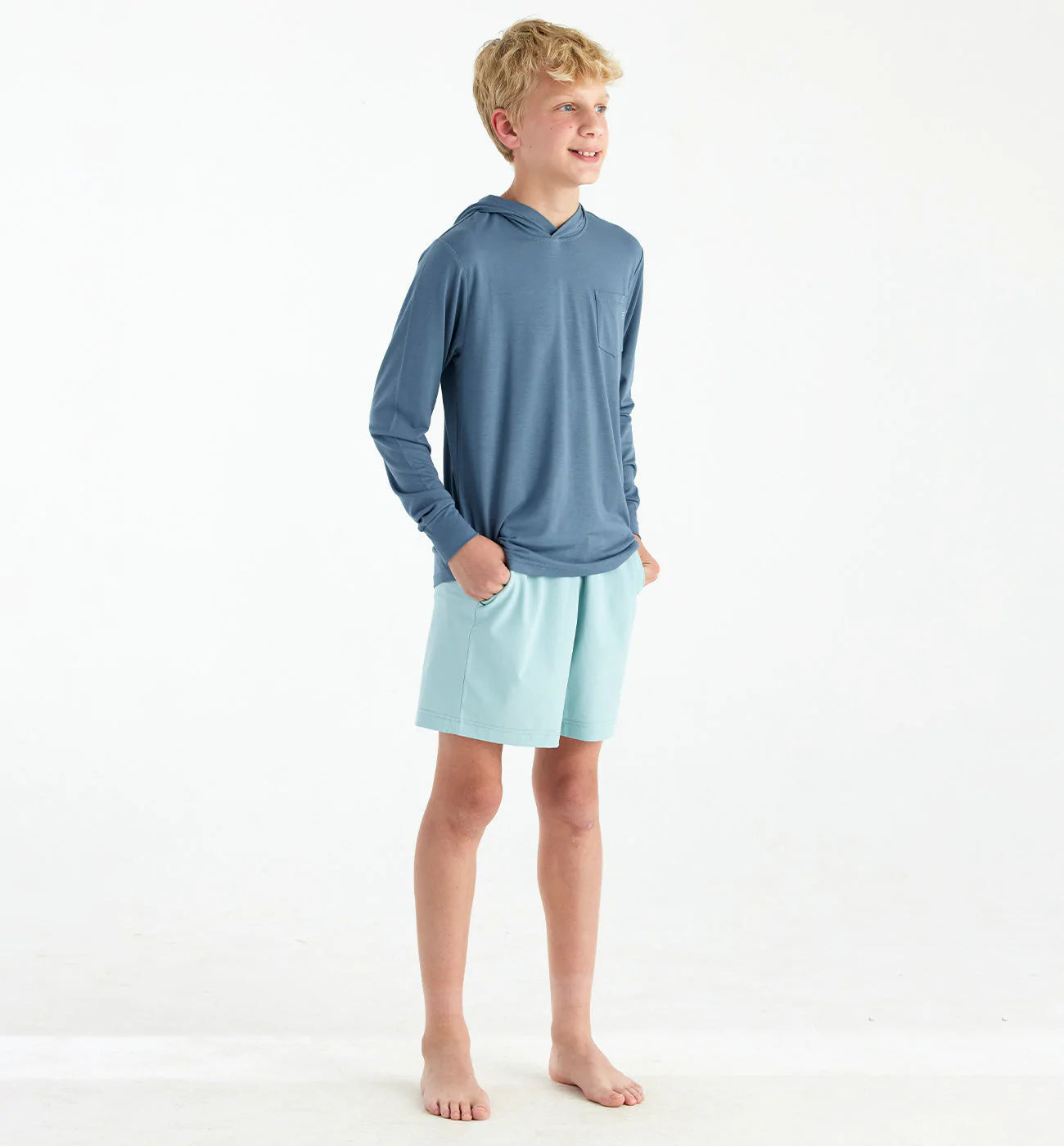 Boy's Breeze Short Sea Glass