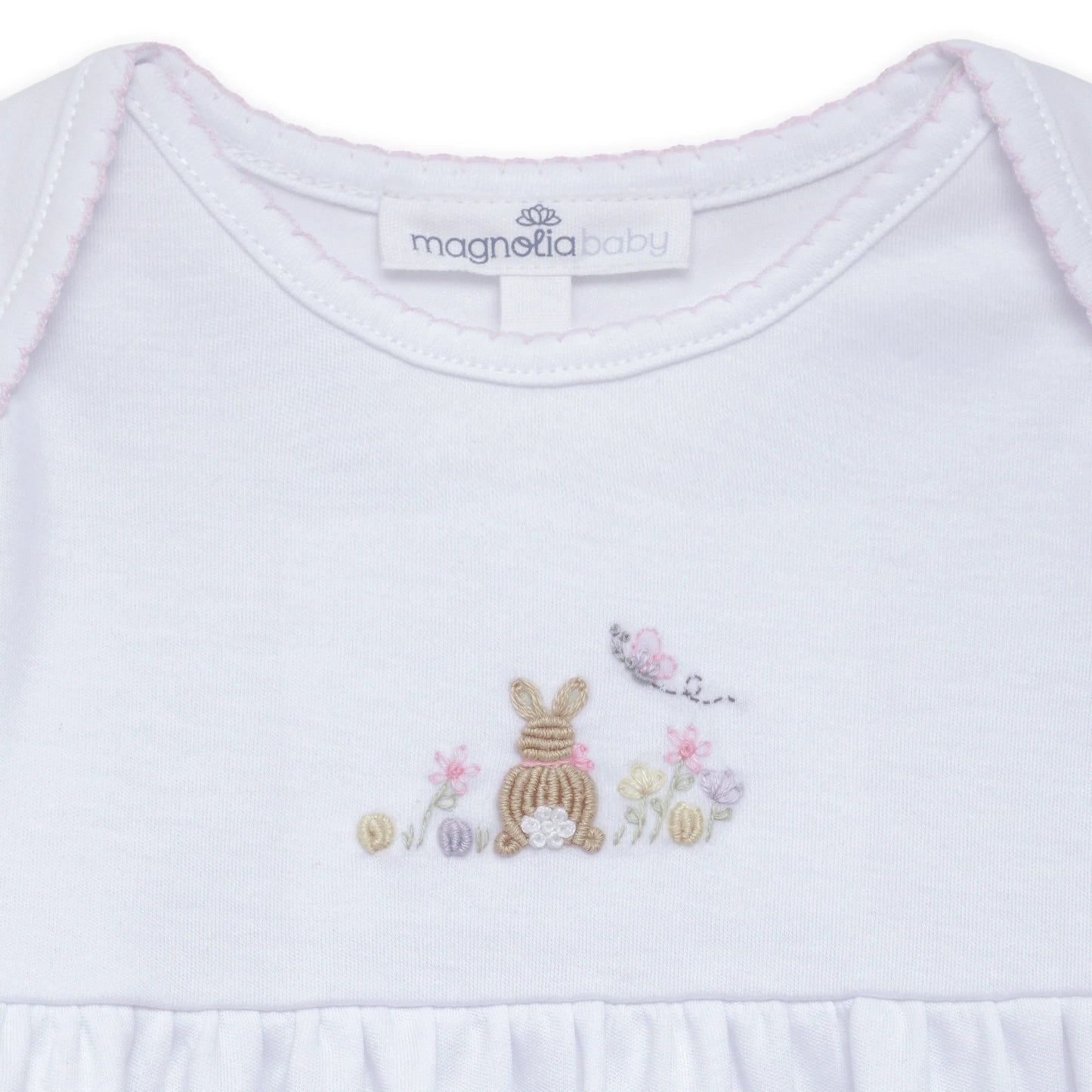 Bunny's Basket Gathered Gown Pink