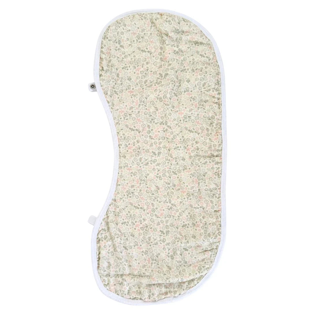 Burp Cloth Bib in Bloom By The Pond