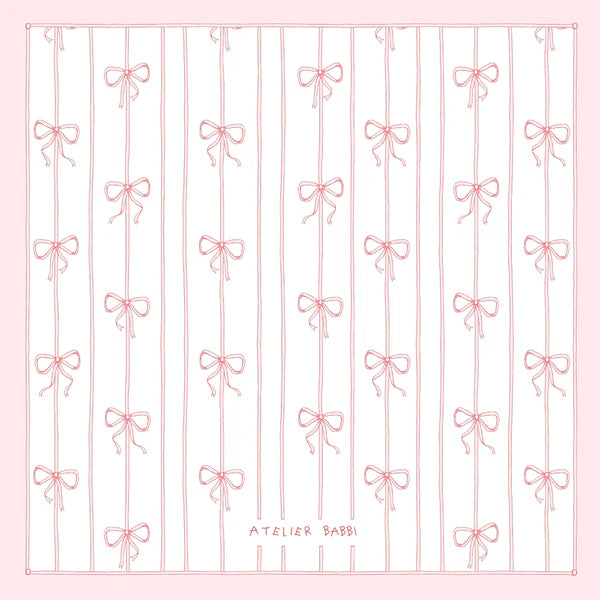 Double Layer Muslin Blanket Ribbon/Pink