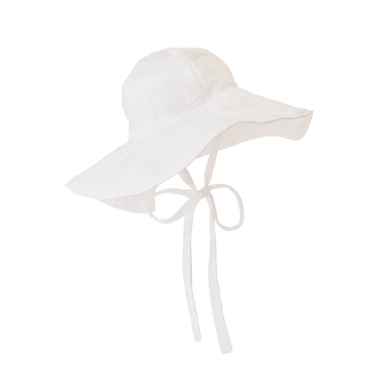 Cissy Sunhat Seersucker White