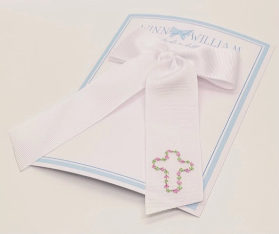 Floral Cross Bow