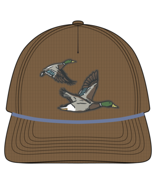 Youth Ensenada Rope Hat Wildlife Ducks Brown