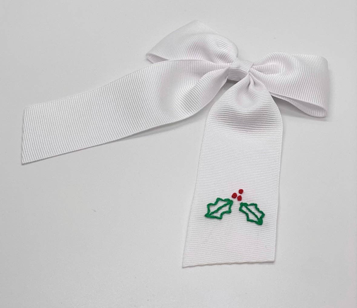 Holly Bow White