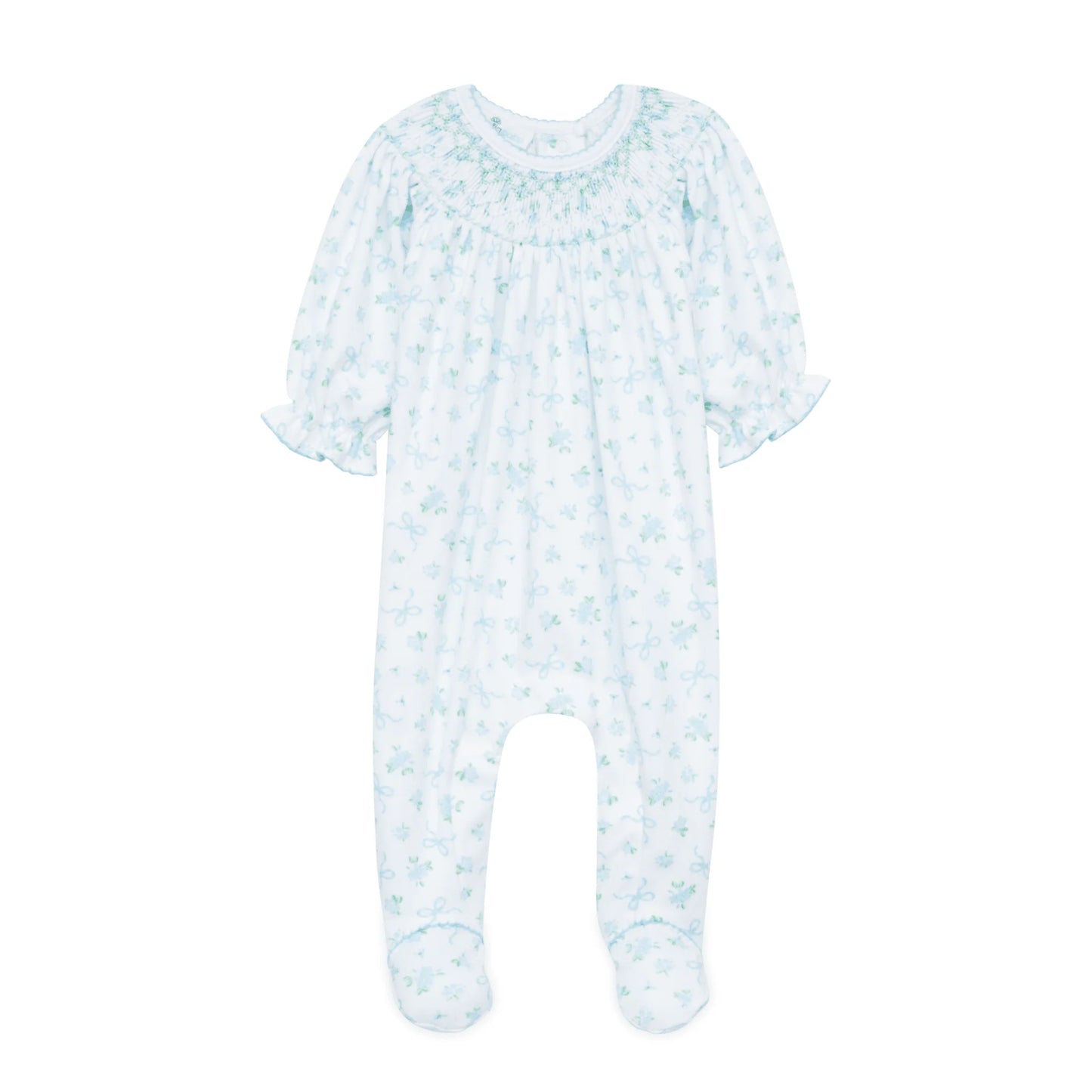 Eloise's Classics Bishop Footie Sky Blue